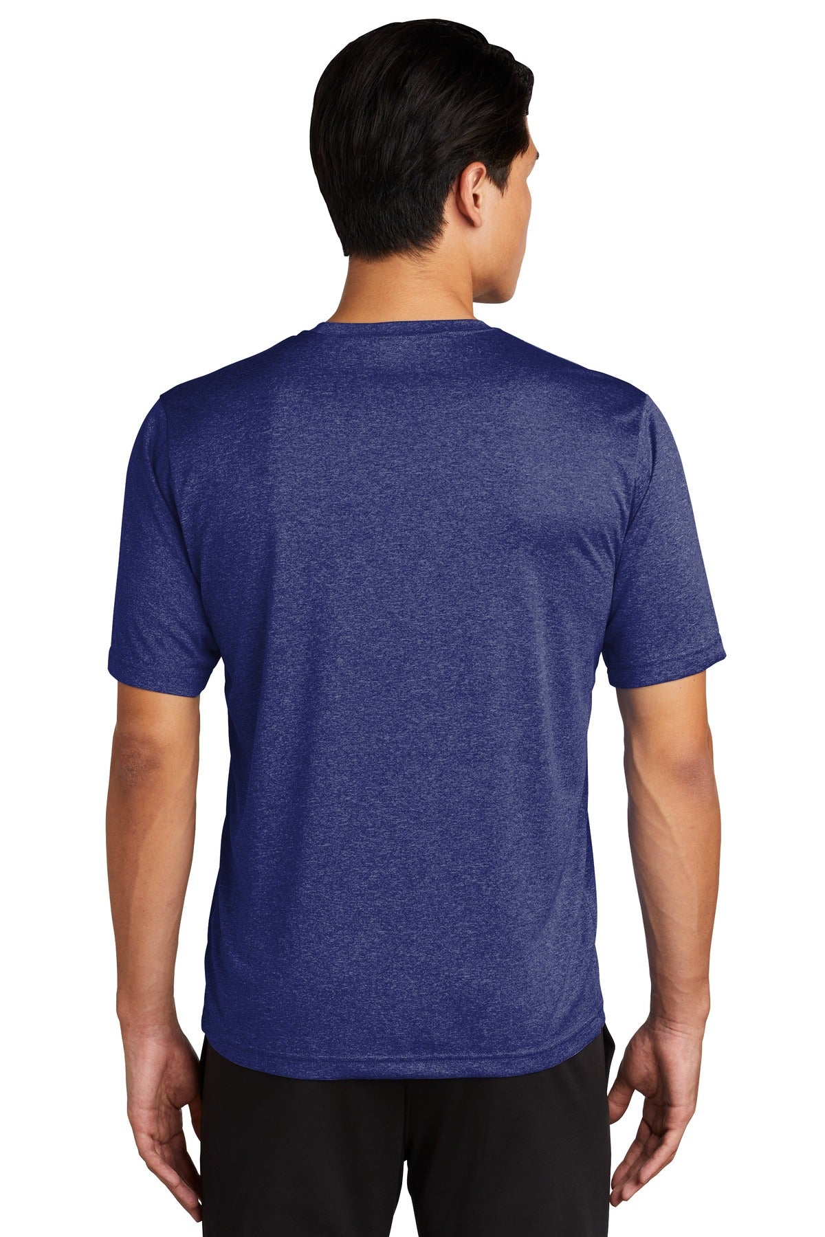 Custom Embroidered Sport-Tek Tall Heather Contender Tee. TST360,Cobalt Heather