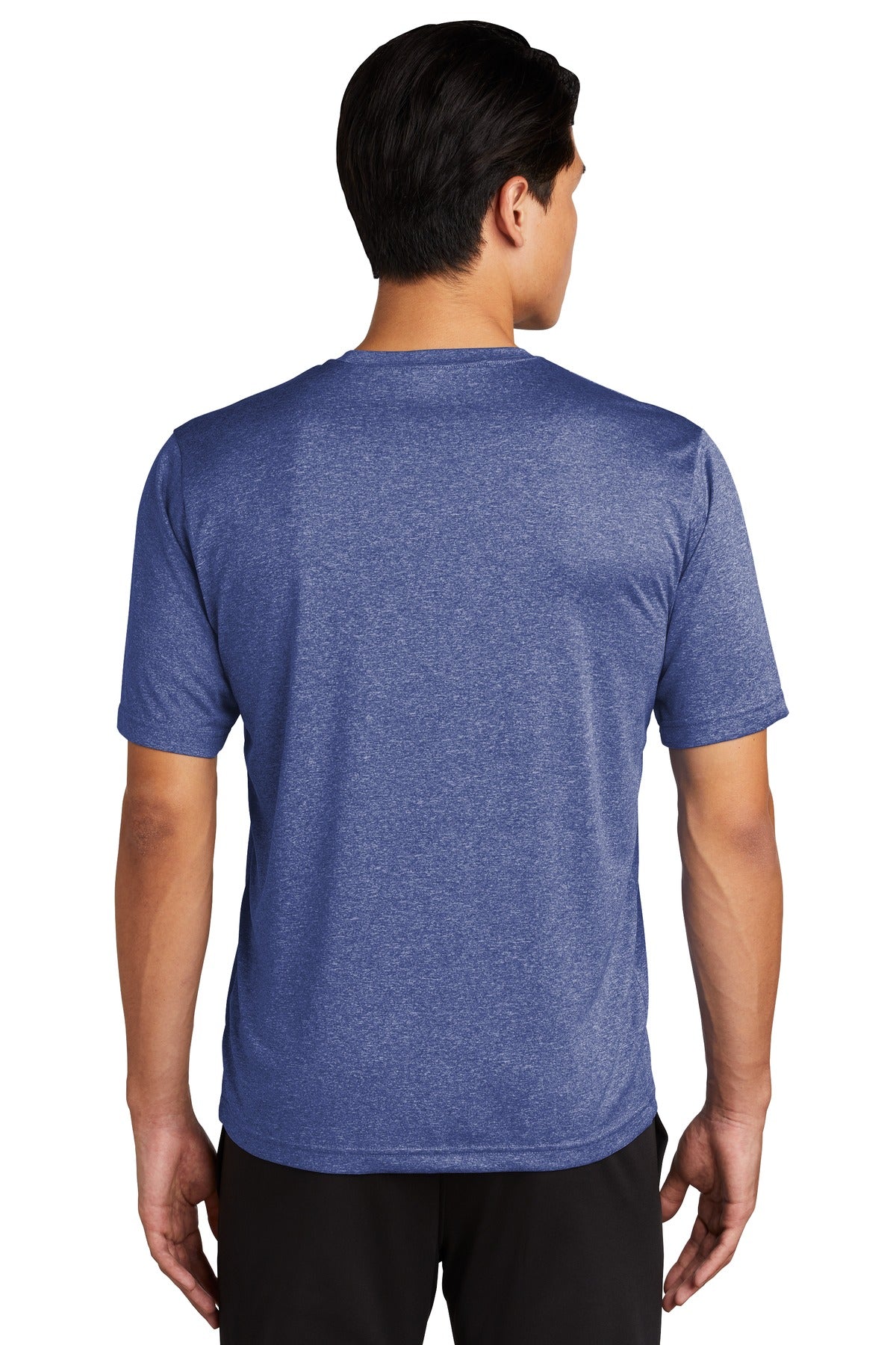 Custom Embroidered Sport-Tek Tall Heather Contender Tee. TST360,True Royal Heather