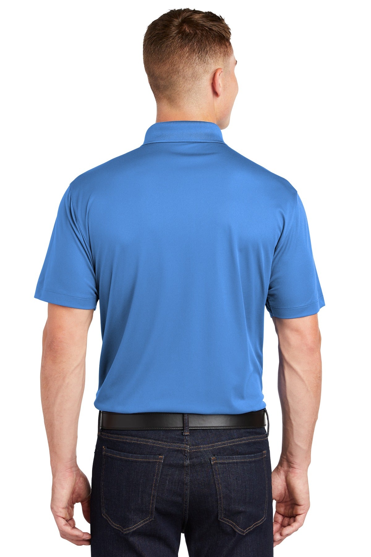 Custom Embroidered Sport-Tek Tall Micropique Sport-Wick Polo. TST650,Blue Lake