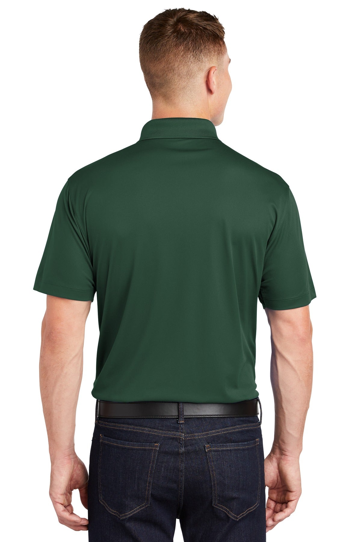 Custom Embroidered Sport-Tek Tall Micropique Sport-Wick Polo. TST650,Forest Green