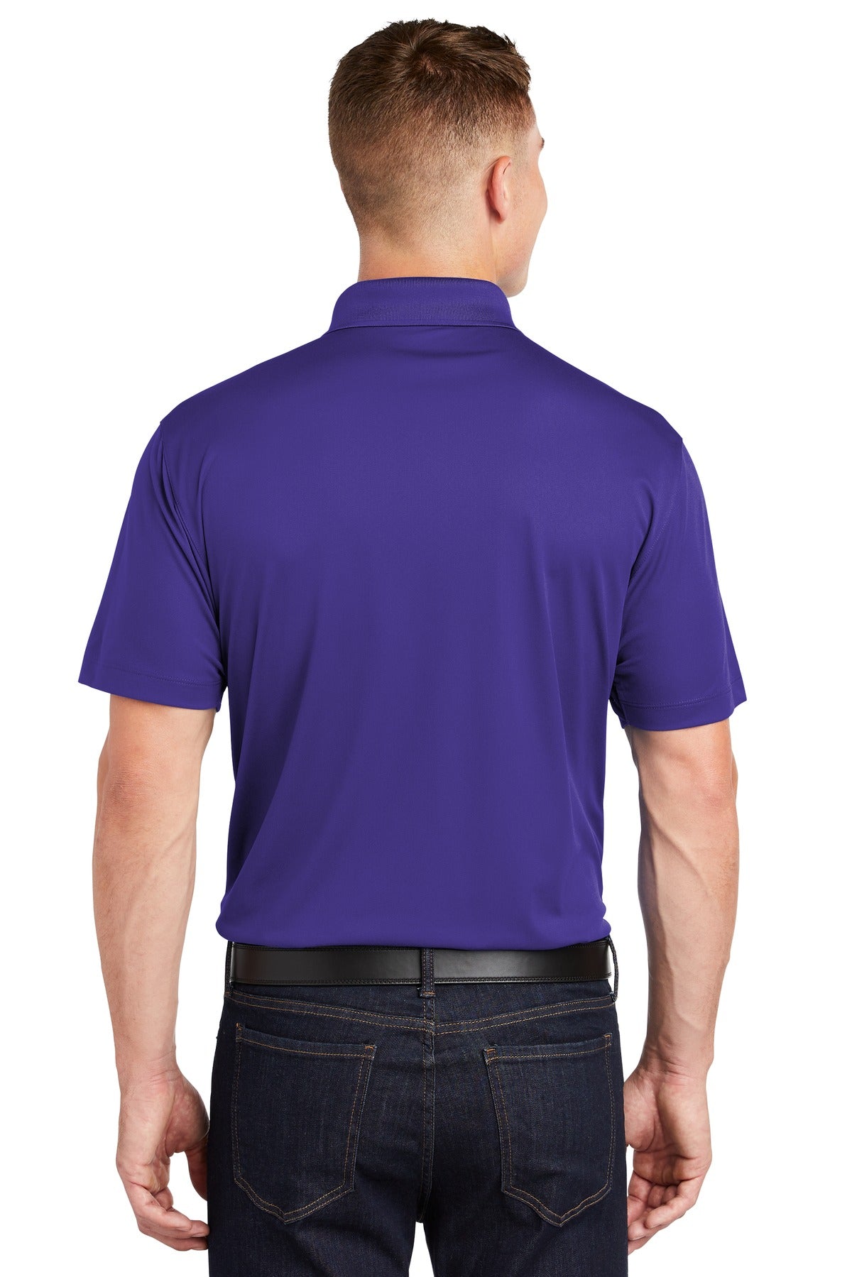 Custom Embroidered Sport-Tek Tall Micropique Sport-Wick Polo. TST650,Purple