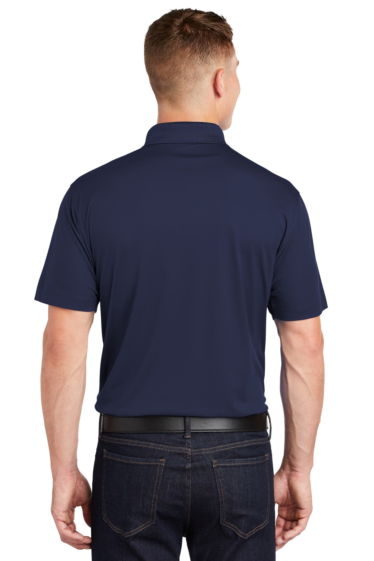 Custom Embroidered Sport-Tek Tall Micropique Sport-Wick Polo. TST650,True Navy