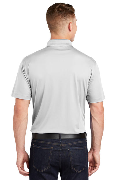 Custom Embroidered Sport-Tek Tall Micropique Sport-Wick Polo. TST650,White