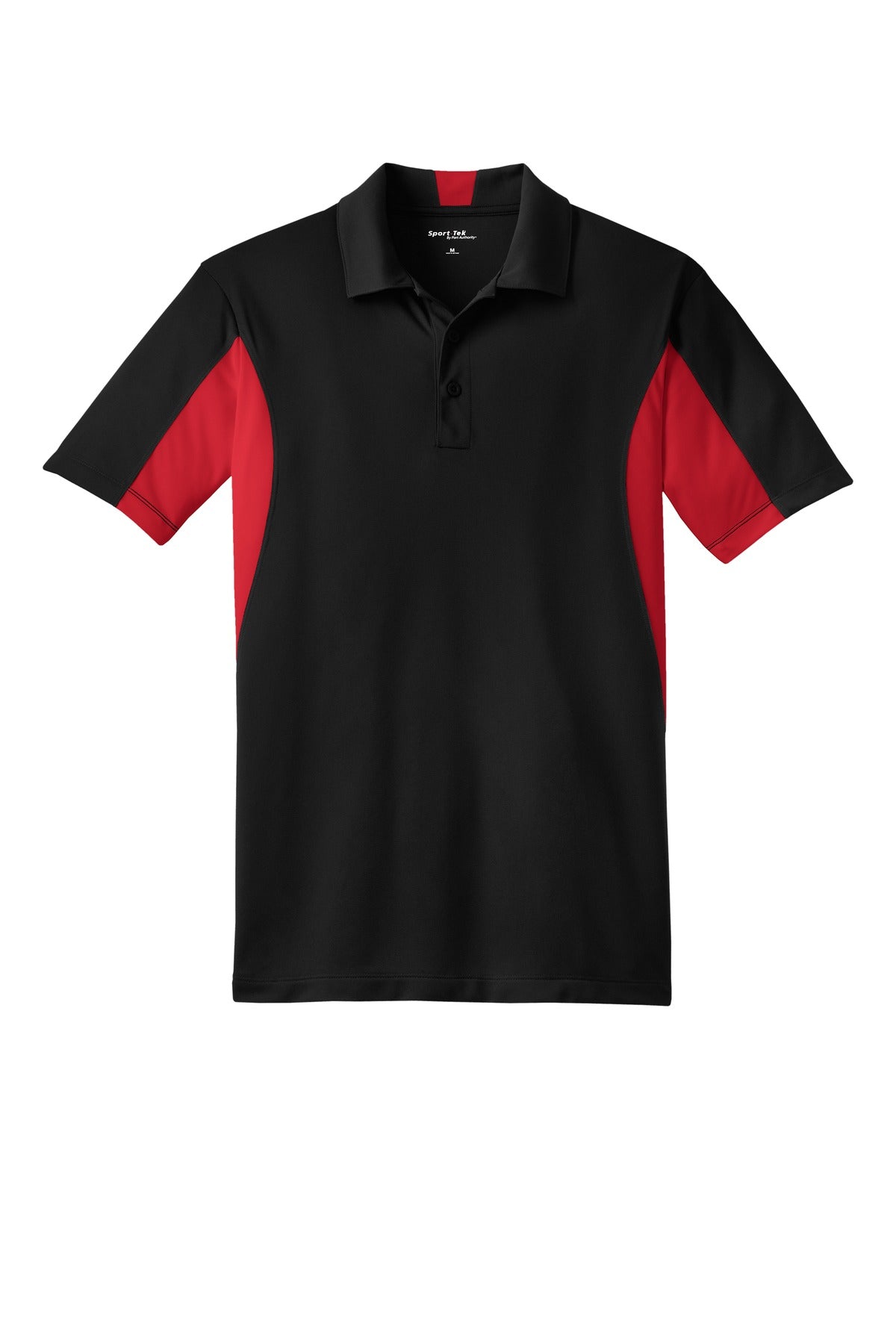 Custom Embroidered Sport-Tek Polos/Knits in Black/ True Red