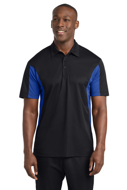 Custom Embroidered Sport-Tek Polos/Knits in Black/ True Royal