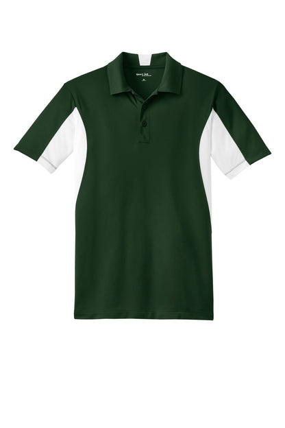 Custom Embroidered Sport-Tek Polos/Knits in Forest Green/ White