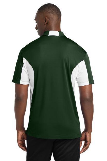 Custom Embroidered Sport-Tek Polos/Knits in Forest Green/ White