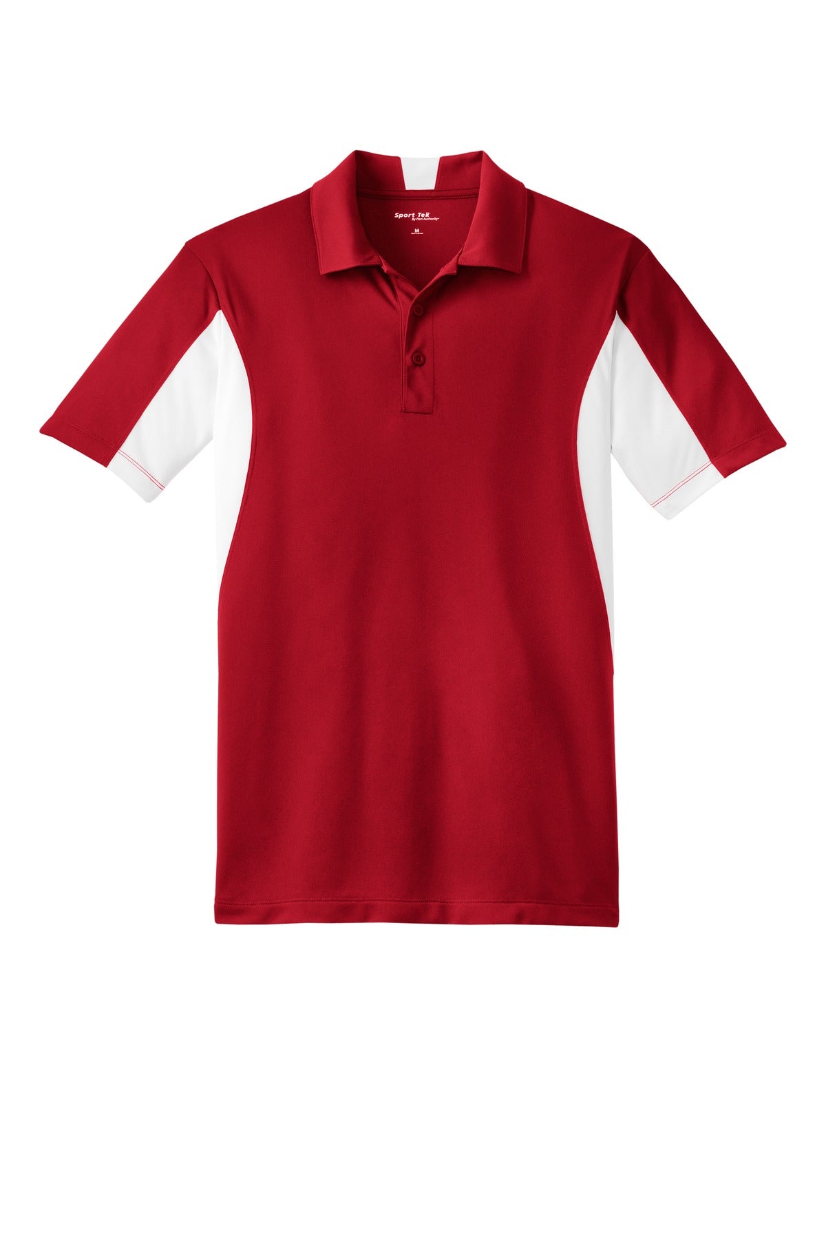 Custom Embroidered Sport-Tek Polos/Knits in True Red/ White