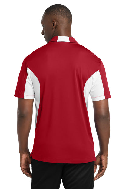 Custom Embroidered Sport-Tek Polos/Knits in True Red/ White