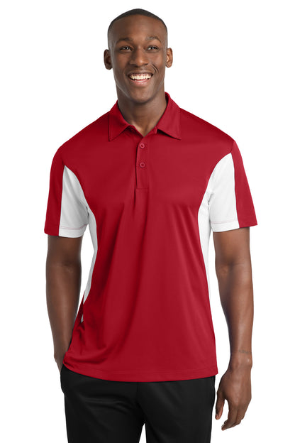 Custom Embroidered Sport-Tek Polos/Knits in True Red/ White