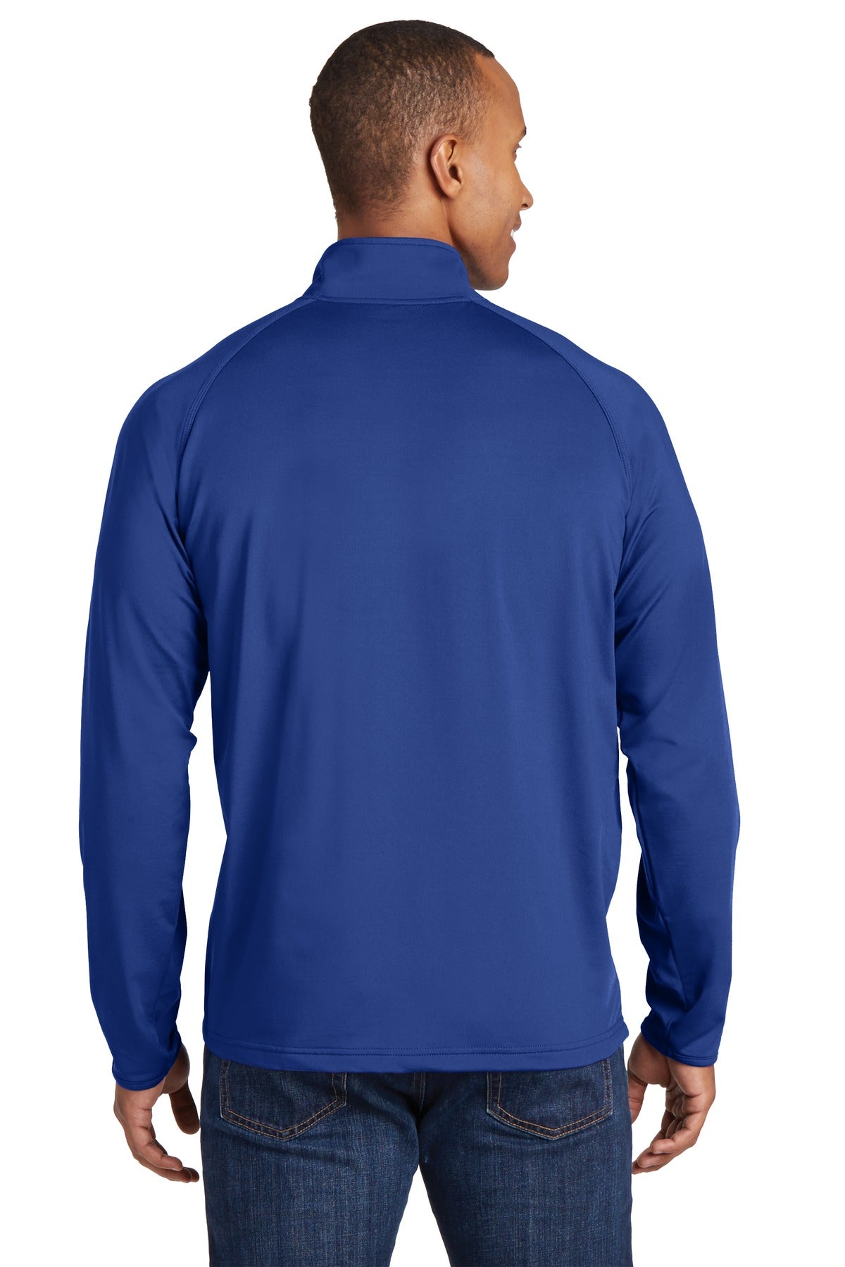 Custom Embroidered Sport-Tek Tall Sport-Wick Stretch 1/4-Zip Pullover. TST850,True Royal