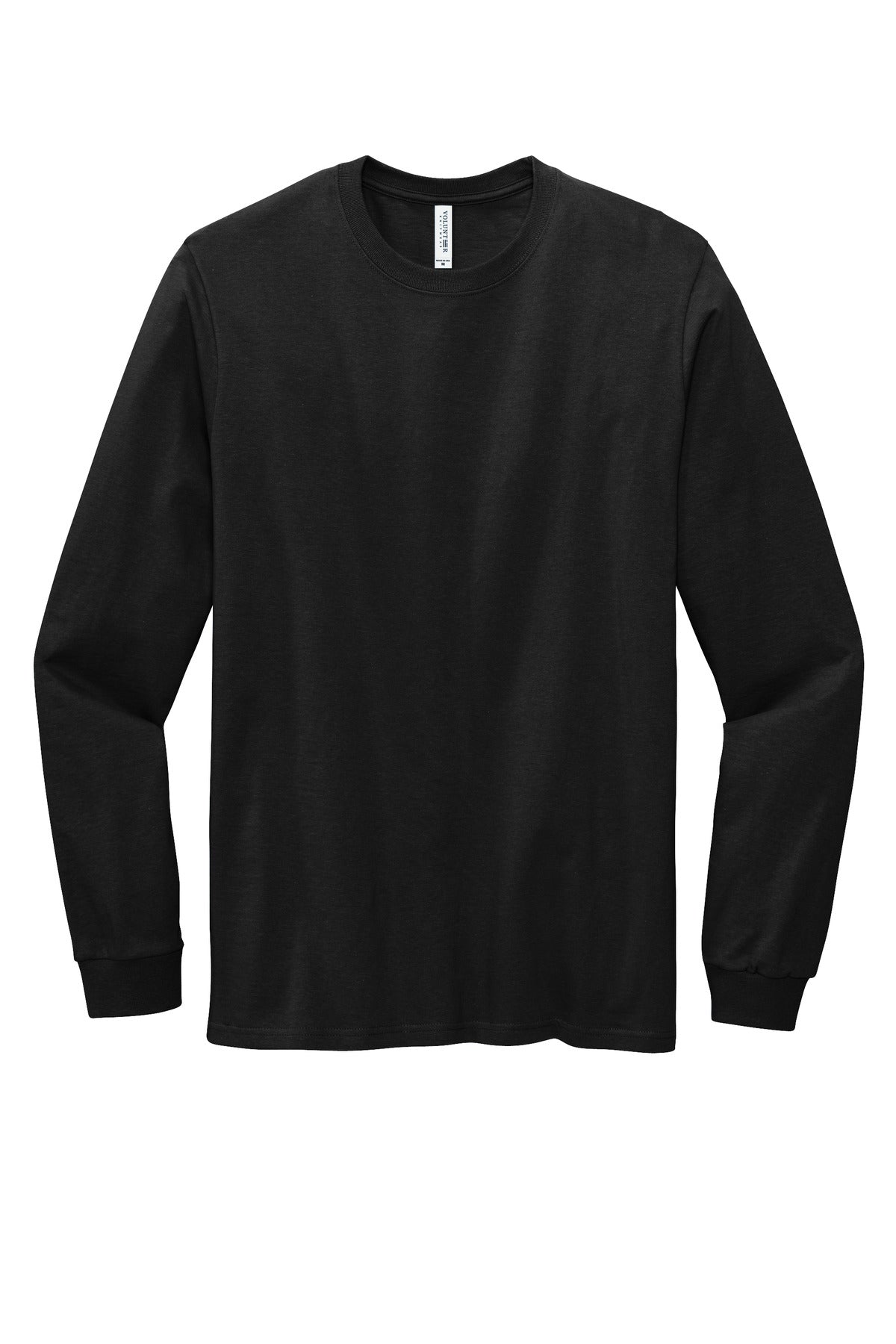 Custom Embroidered Volunteer Knitwear T-Shirts  in Deep Black