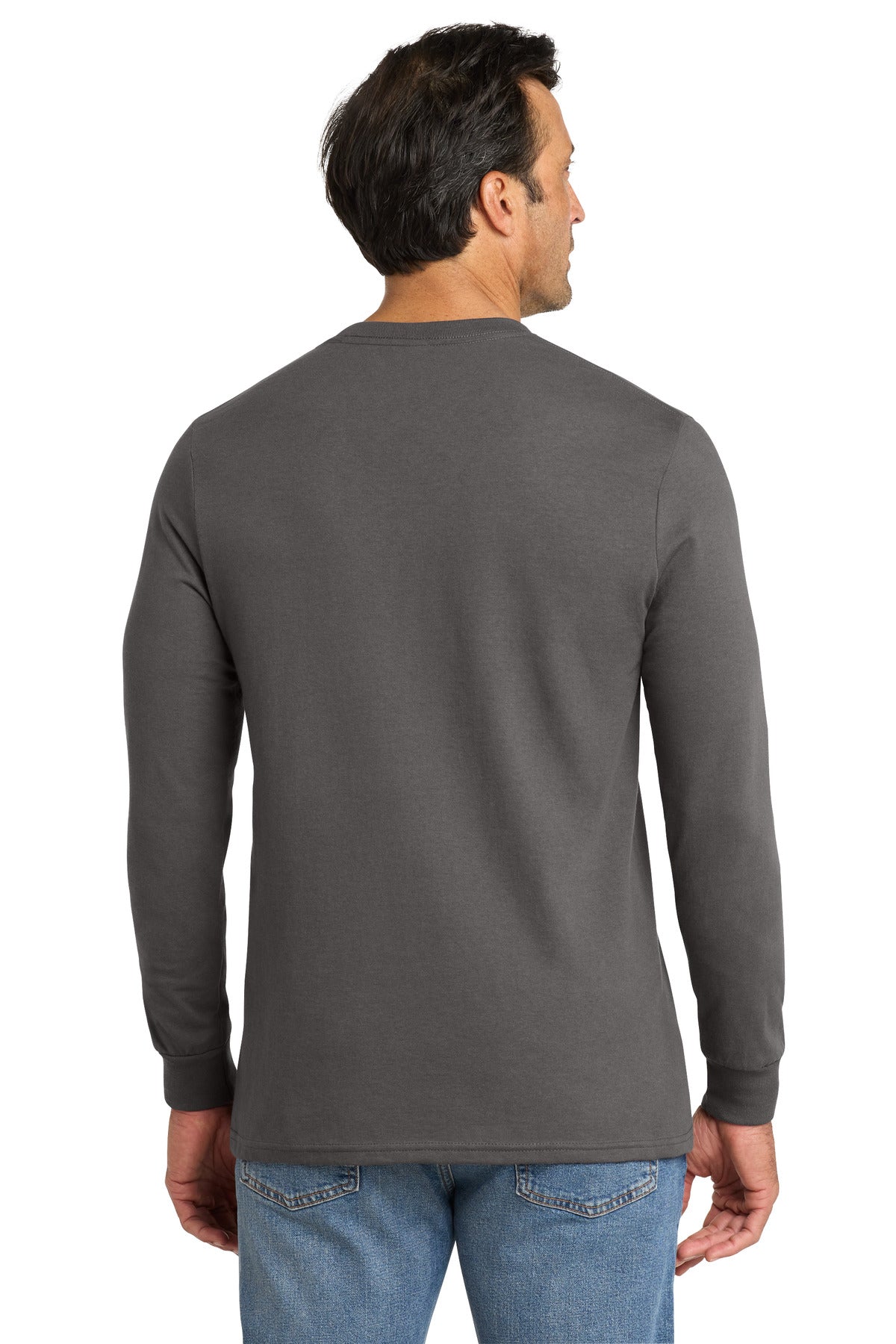Custom Embroidered Volunteer Knitwear T-Shirts  in Grey Steel