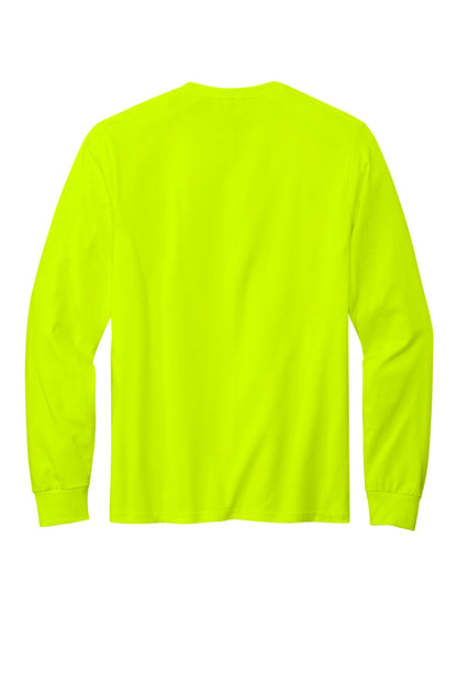 Custom Embroidered Volunteer Knitwear T-Shirts  in Safety Green