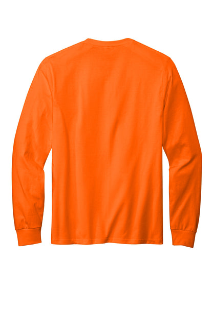 Custom Embroidered Volunteer Knitwear T-Shirts  in Safety Orange