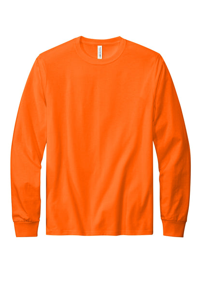 Custom Embroidered Volunteer Knitwear T-Shirts  in Safety Orange