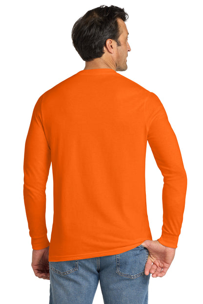 Custom Embroidered Volunteer Knitwear T-Shirts  in Safety Orange