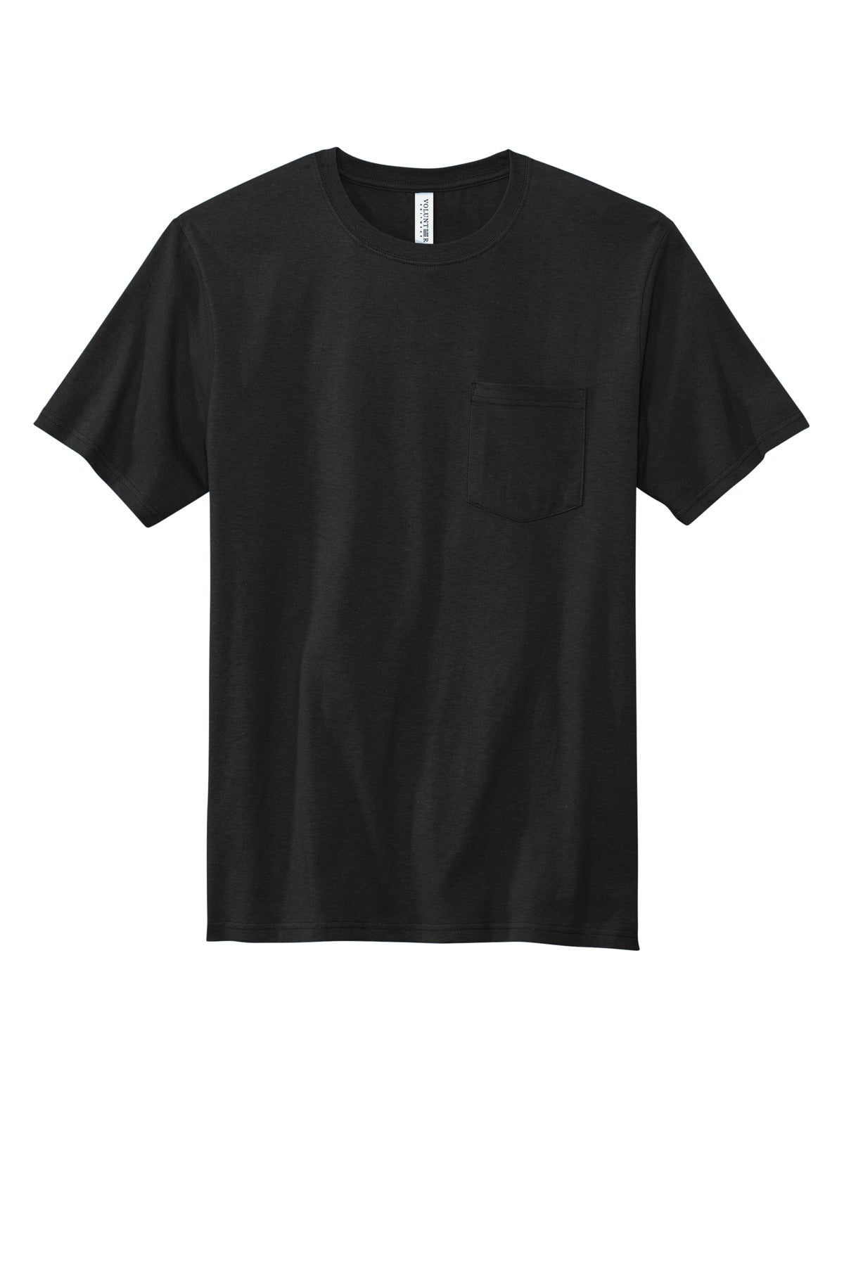 Custom Embroidered Volunteer Knitwear T-Shirts  in Deep Black