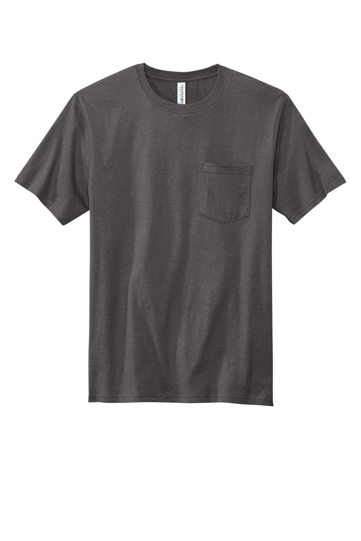 Custom Embroidered Volunteer Knitwear T-Shirts  in Grey Steel