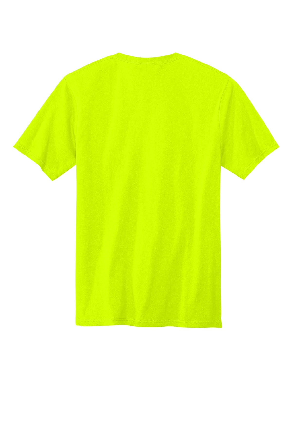 Custom Embroidered Volunteer Knitwear T-Shirts  in Safety Green