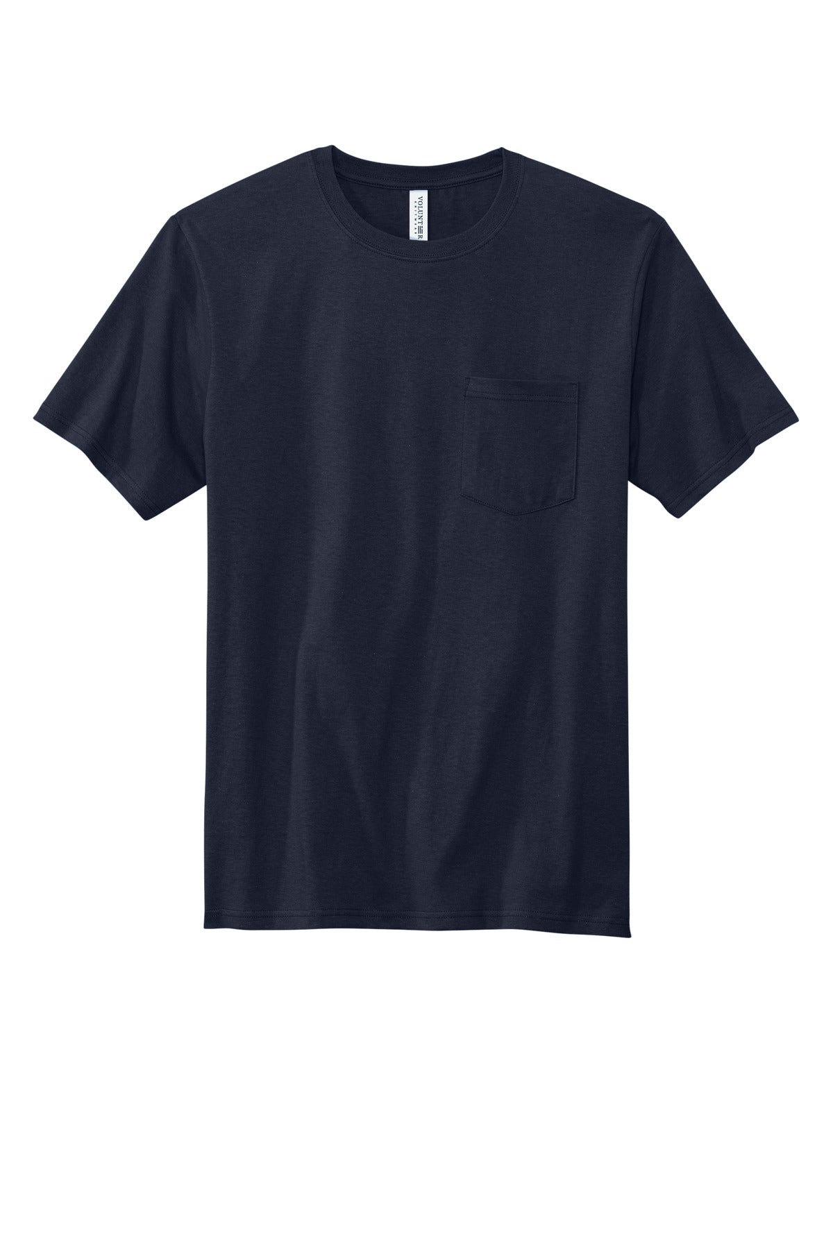 Custom Embroidered Volunteer Knitwear T-Shirts  in Strong Navy
