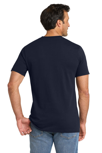 Custom Embroidered Volunteer Knitwear T-Shirts  in Strong Navy