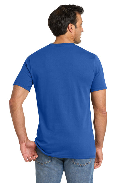 Custom Embroidered Volunteer Knitwear T-Shirts  in True Royal