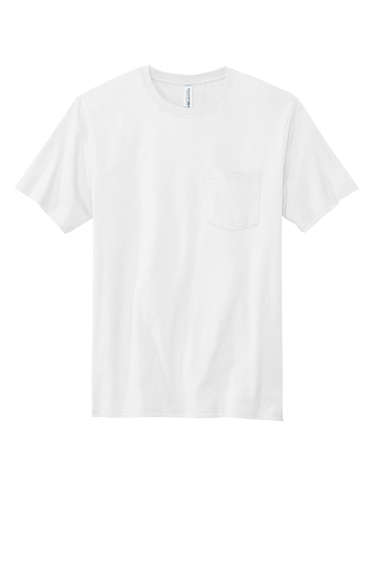 Custom Embroidered Volunteer Knitwear T-Shirts  in White