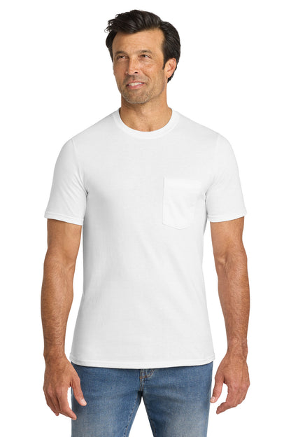 Custom Embroidered Volunteer Knitwear T-Shirts  in White