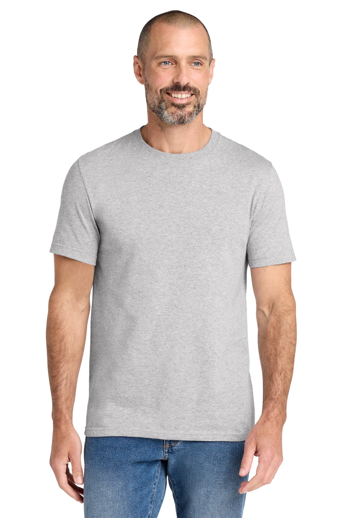 Custom Embroidered Volunteer Knitwear T-Shirts  in Athletic Heather