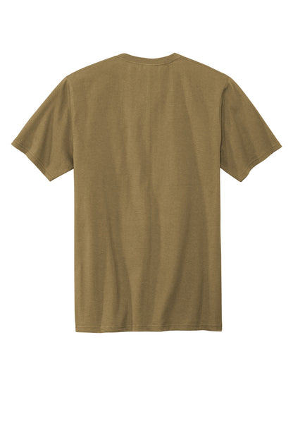 Custom Embroidered Volunteer Knitwear T-Shirts  in Coyote Brown