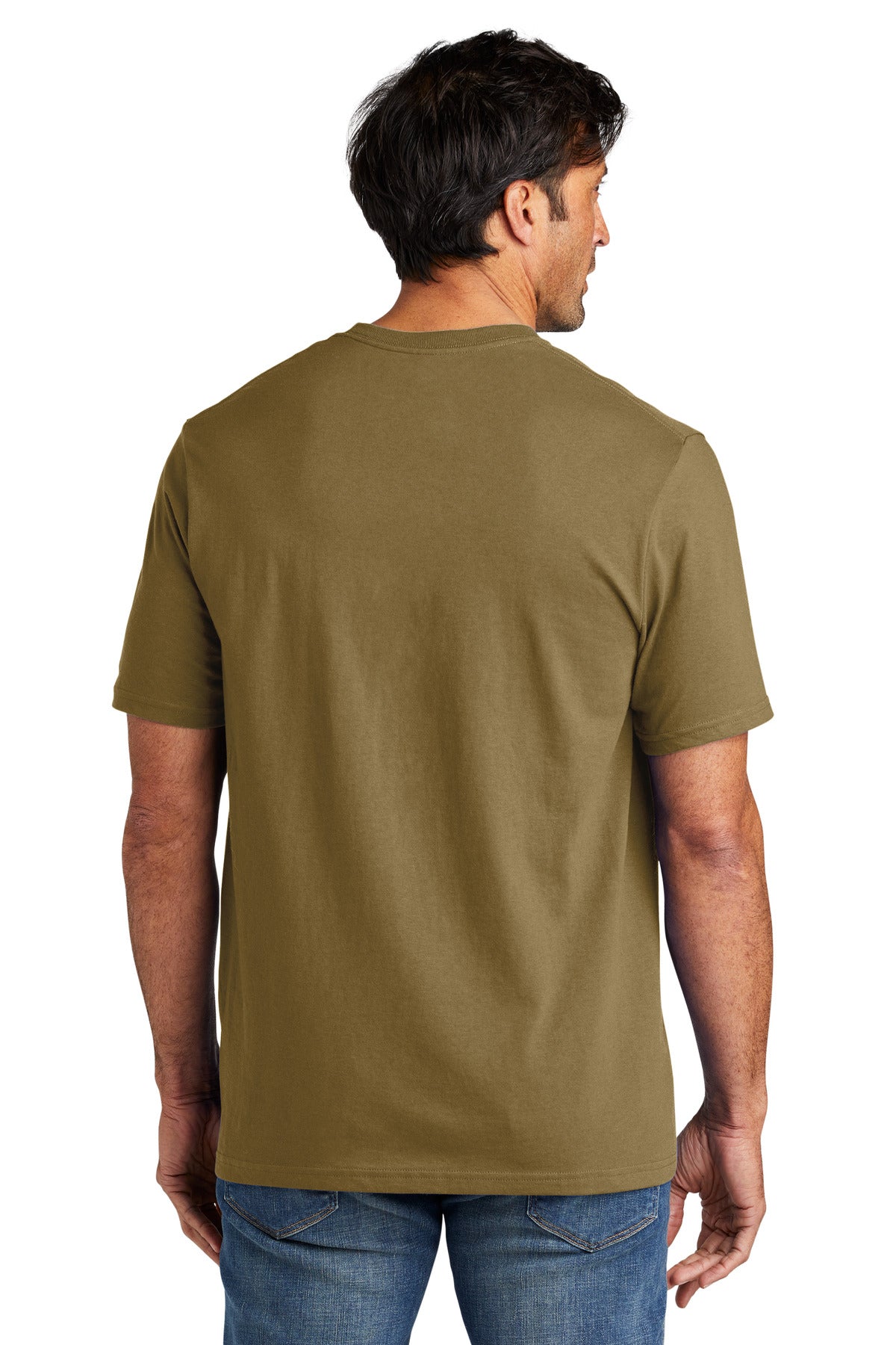 Custom Embroidered Volunteer Knitwear All-American Tee VL100,Coyote Brown