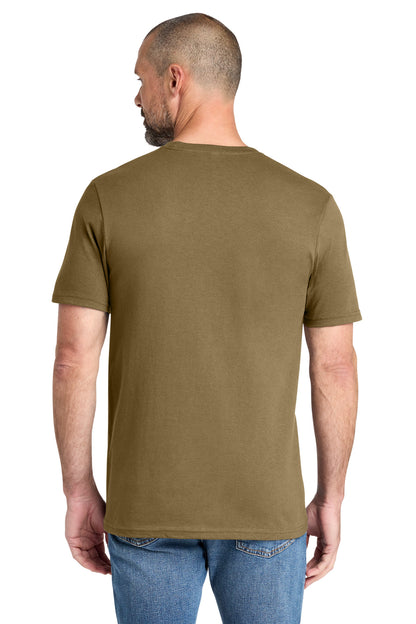 Custom Embroidered Volunteer Knitwear T-Shirts  in Coyote Brown
