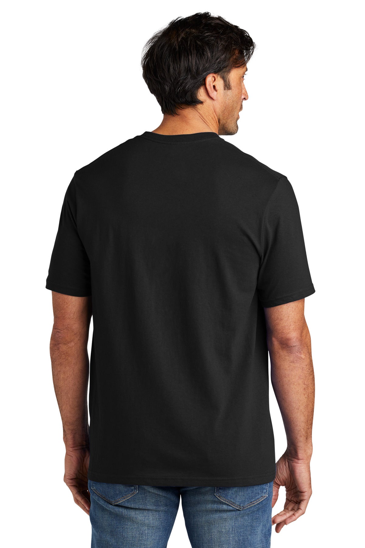 Custom Embroidered Volunteer Knitwear All-American Tee VL100,Deep Black