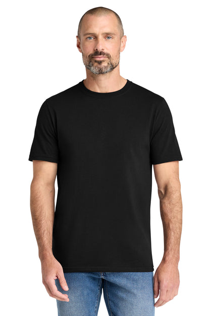 Custom Embroidered Volunteer Knitwear T-Shirts  in Deep Black