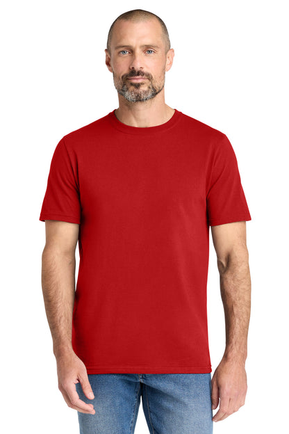 Custom Embroidered Volunteer Knitwear T-Shirts  in Flag Red