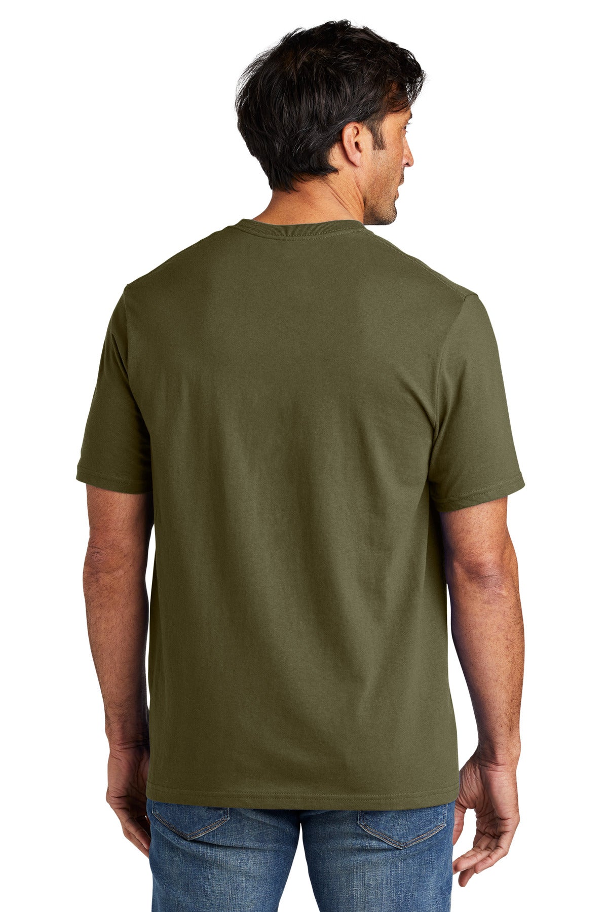 Custom Embroidered Volunteer Knitwear All-American Tee VL100,Olive Drab Green