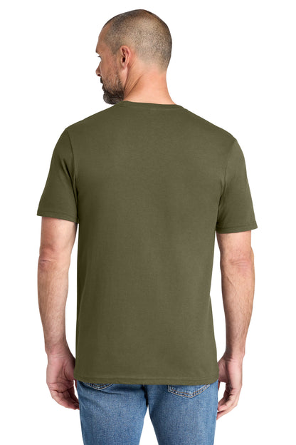 Custom Embroidered Volunteer Knitwear T-Shirts  in Olive Drab Green