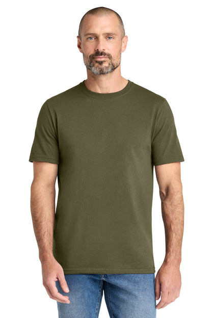 Custom Embroidered Volunteer Knitwear T-Shirts  in Olive Drab Green