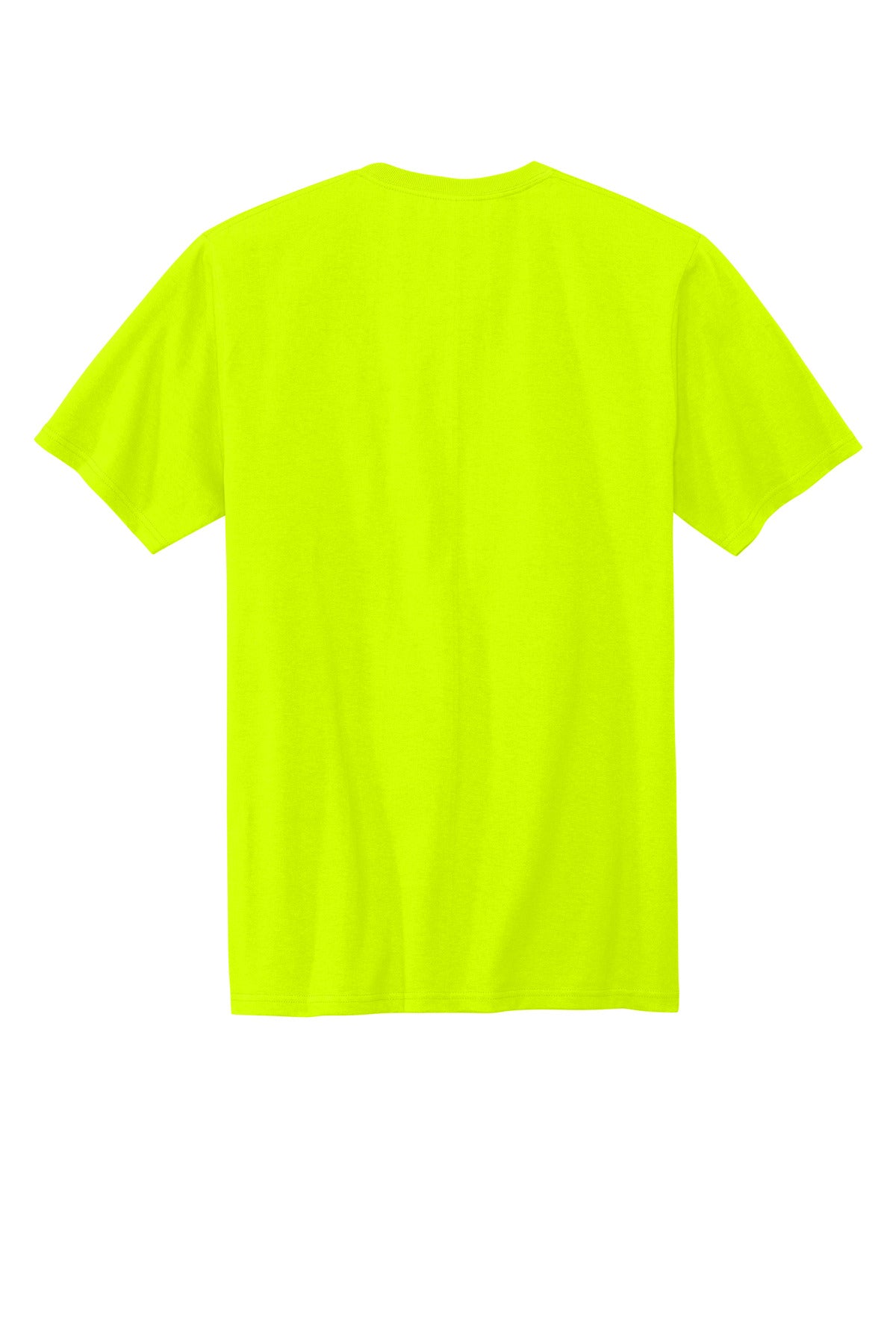 Custom Embroidered Volunteer Knitwear T-Shirts  in Safety Green