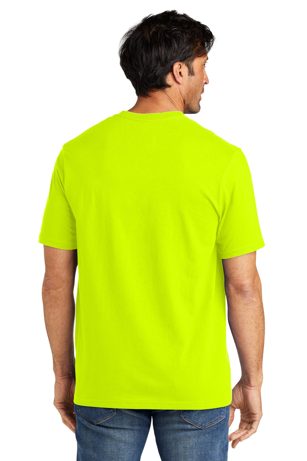 Custom Embroidered Volunteer Knitwear All-American Tee VL100,Safety Green