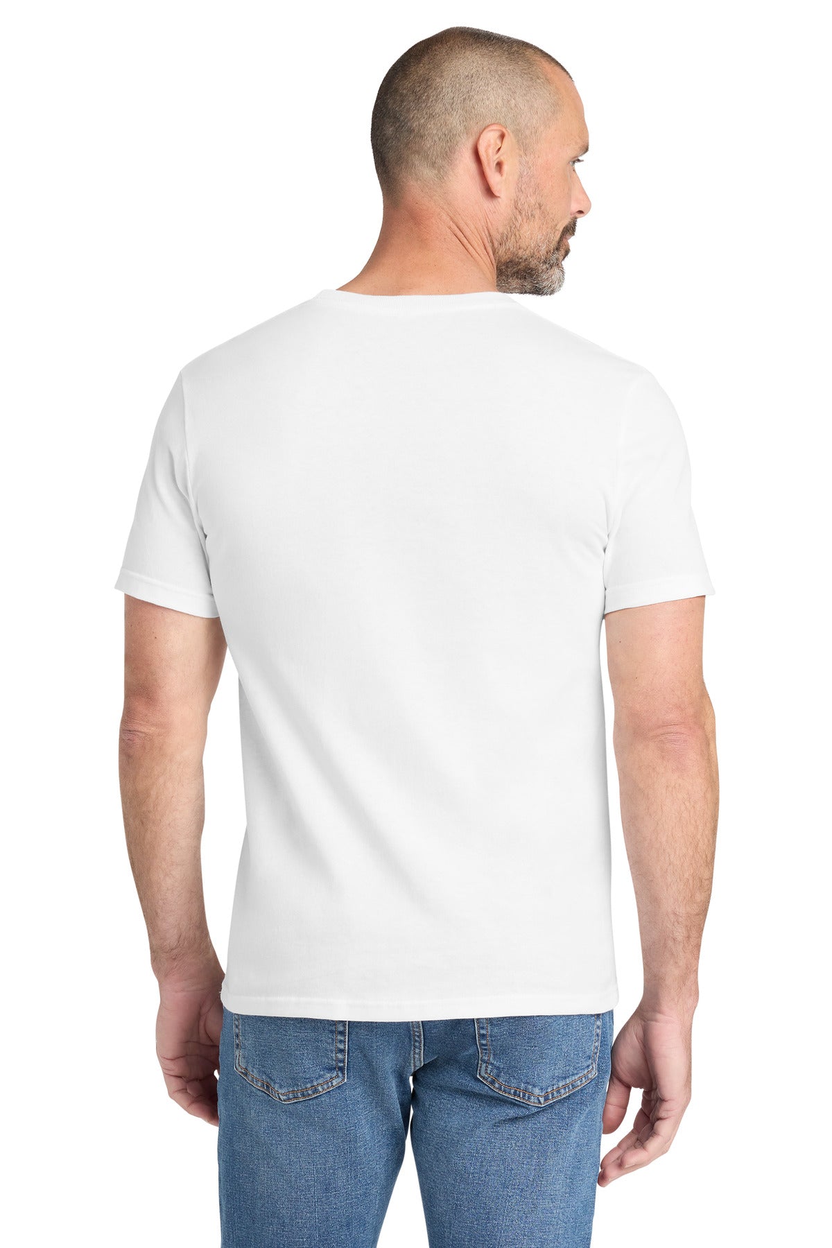 Custom Embroidered Volunteer Knitwear T-Shirts  in White