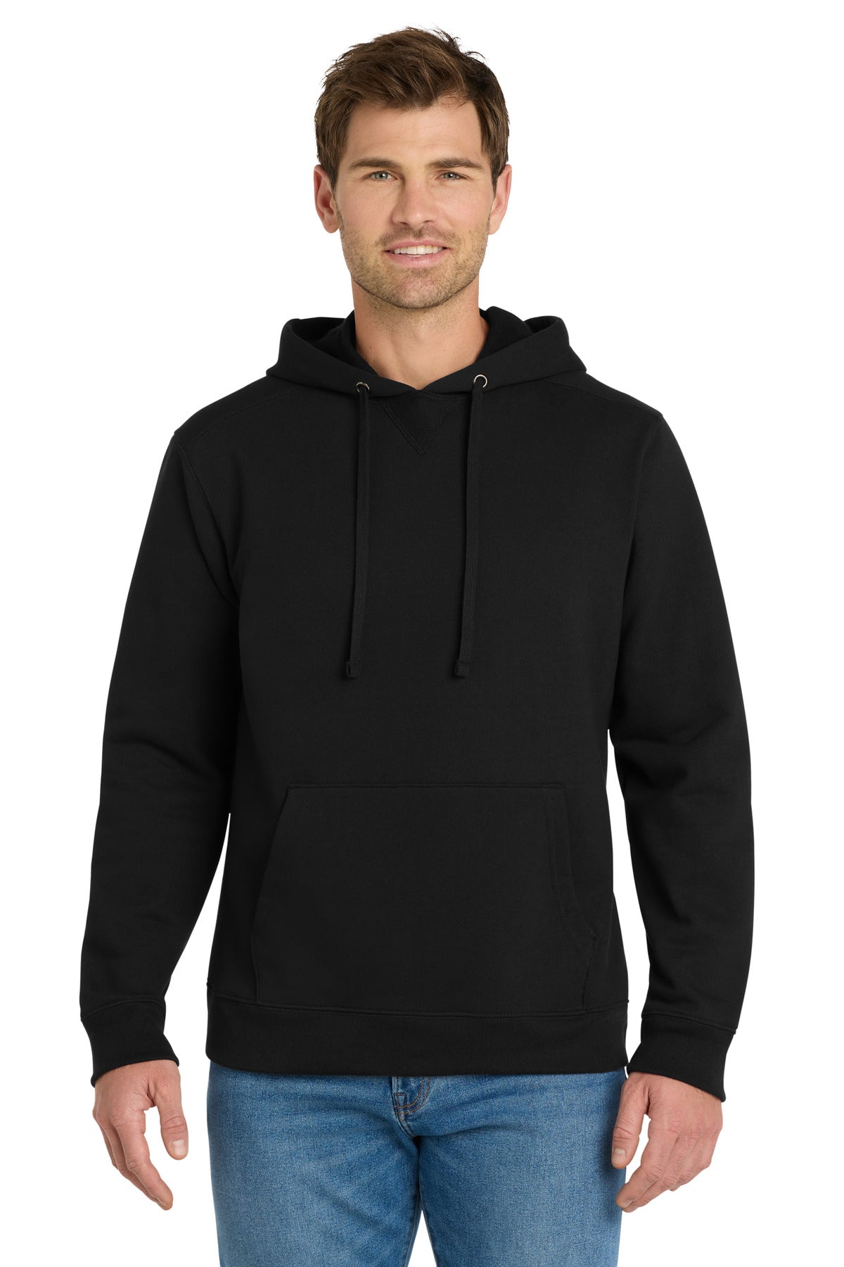 Custom Embroidered Volunteer Knitwear Sweatshirts/Fleece in Deep Black