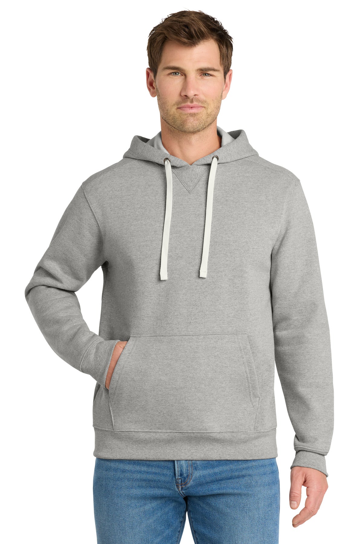 Custom Embroidered Volunteer Knitwear Sweatshirts/Fleece in Heather Grey