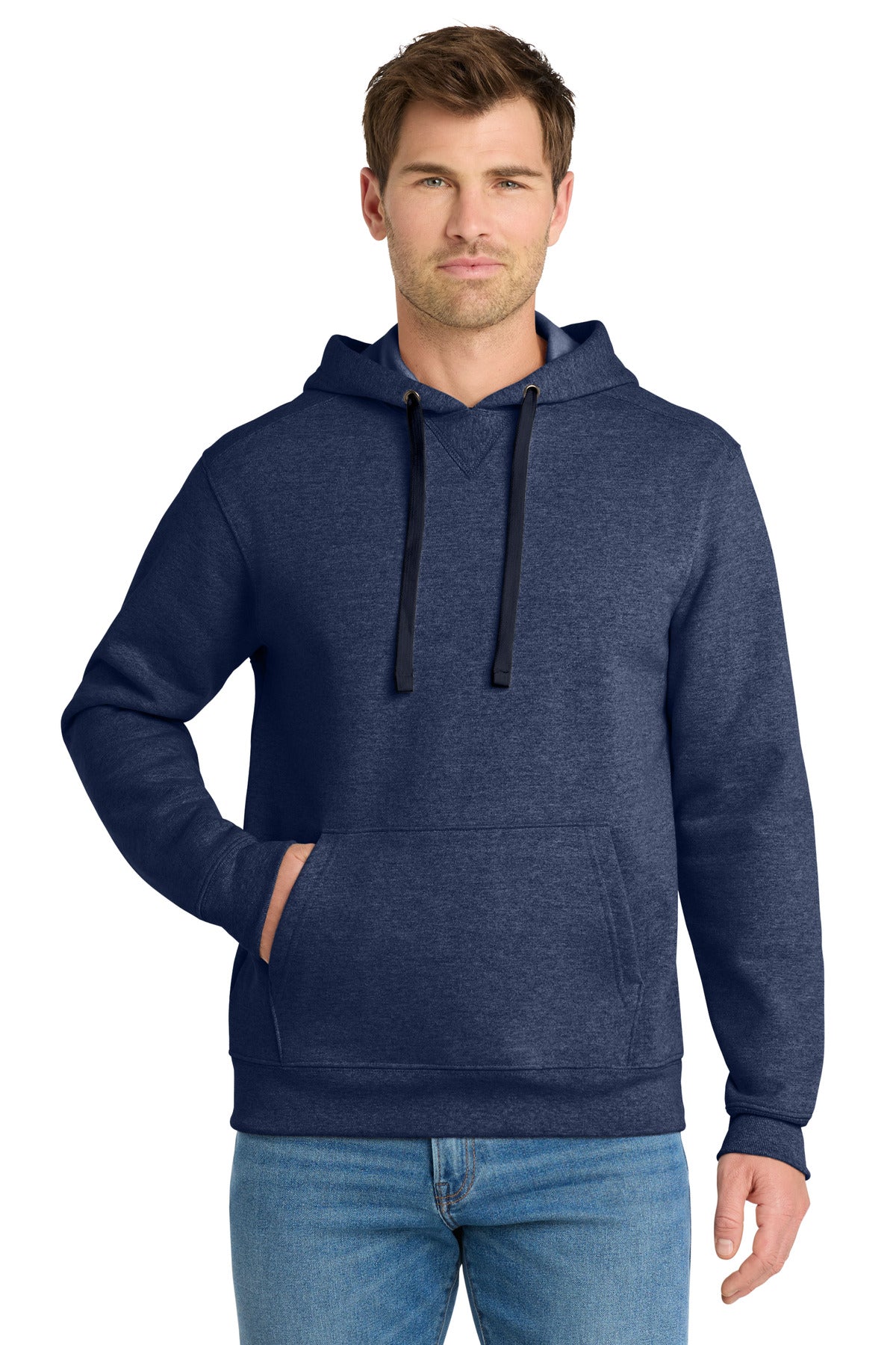 Custom Embroidered Volunteer Knitwear Sweatshirts/Fleece in Strong Navy Heather