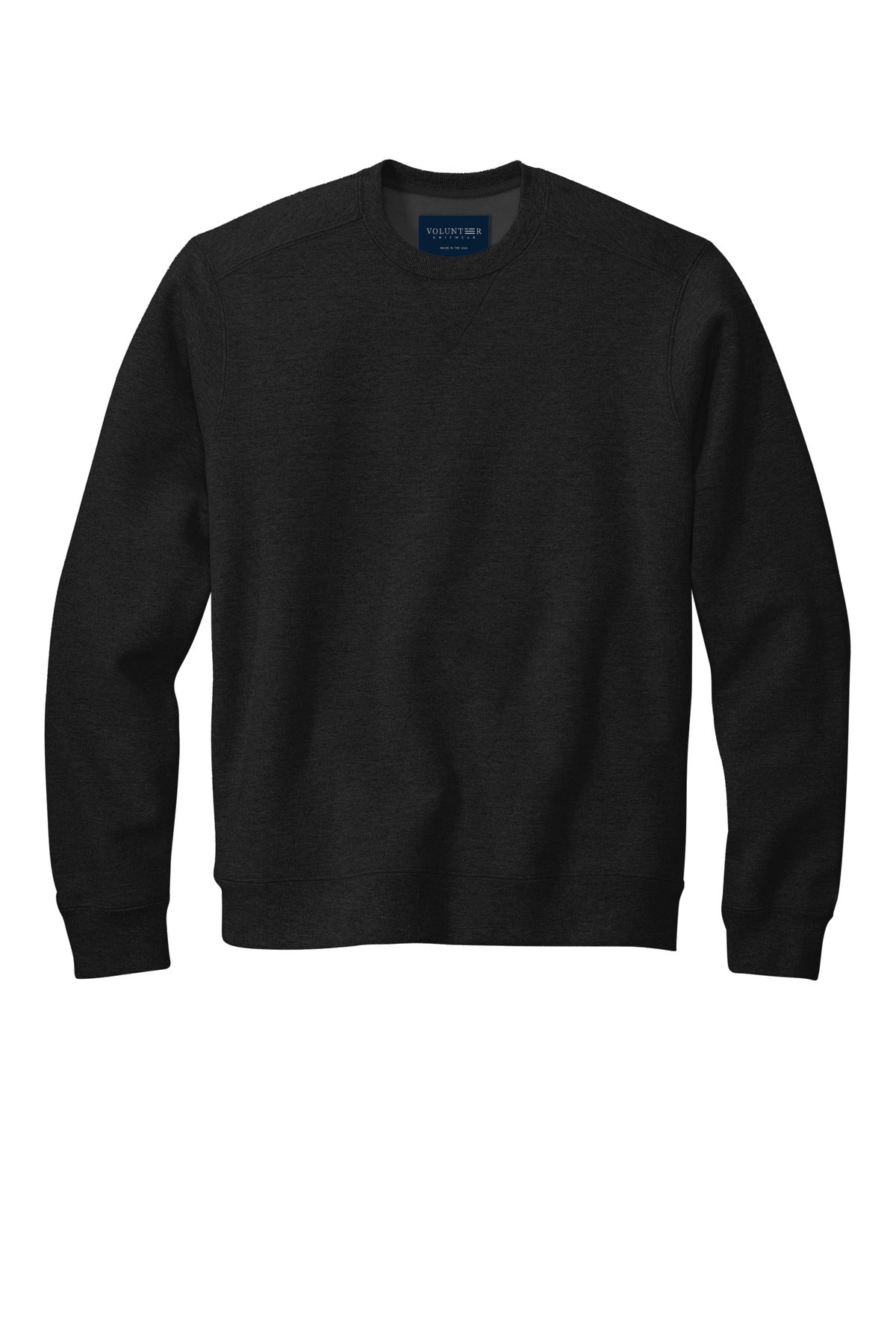 Custom Embroidered Volunteer Knitwear Sweatshirts/Fleece in Deep Black