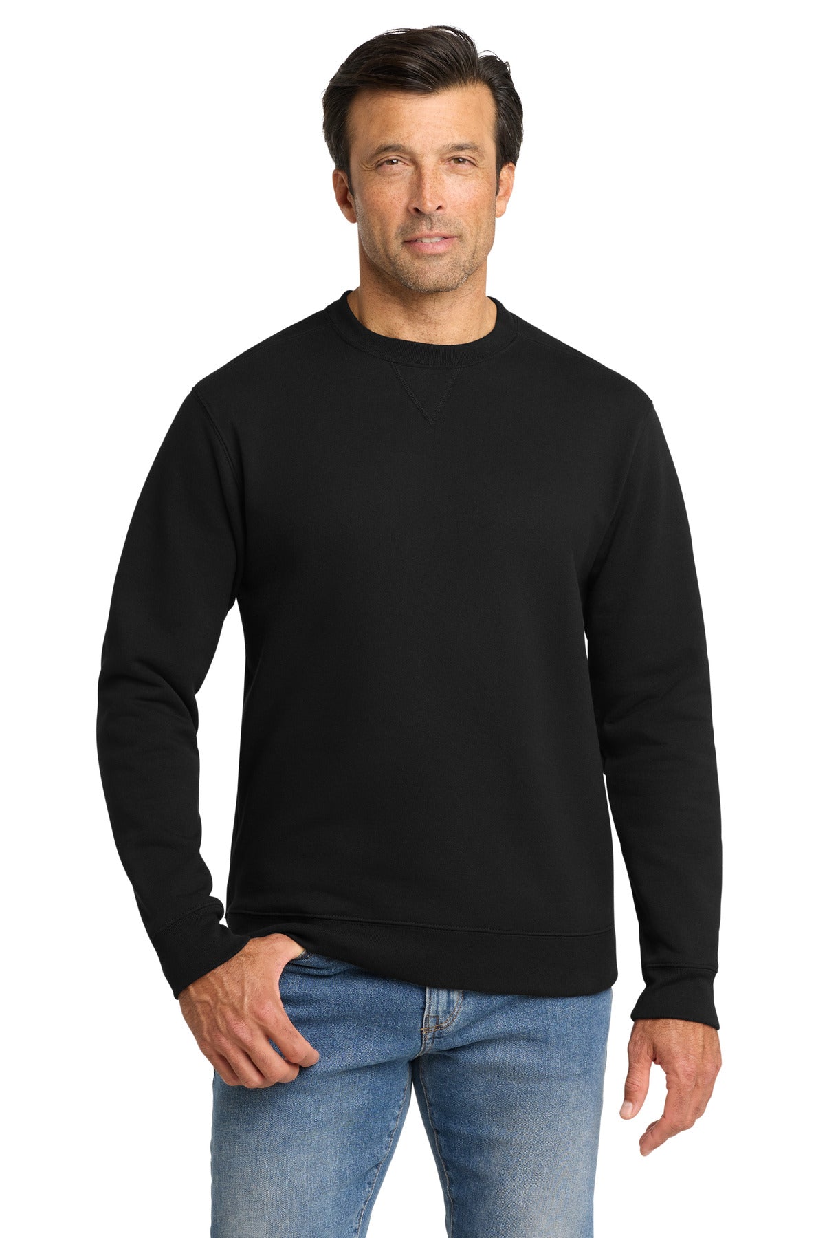 Custom Embroidered Volunteer Knitwear Sweatshirts/Fleece in Deep Black