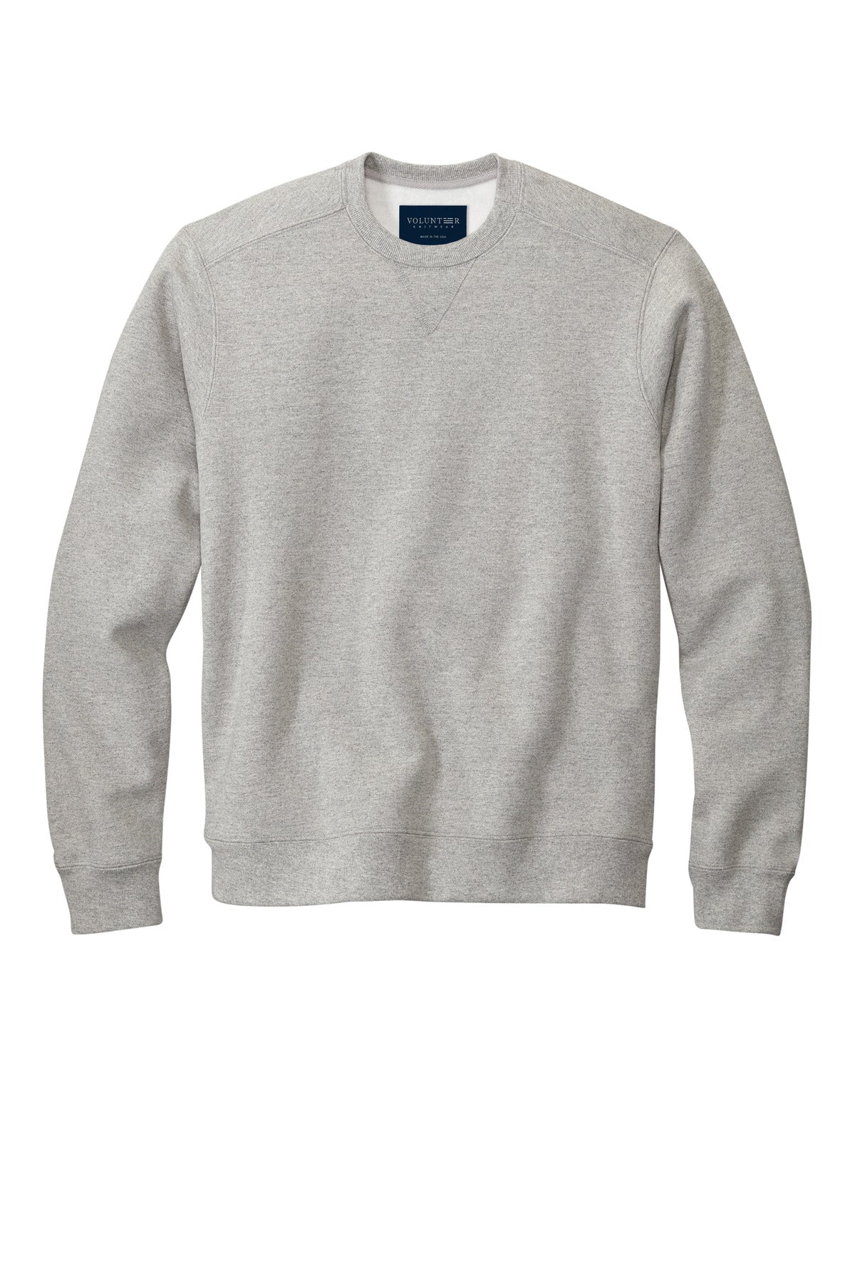 Custom Embroidered Volunteer Knitwear Sweatshirts/Fleece in Heather Grey
