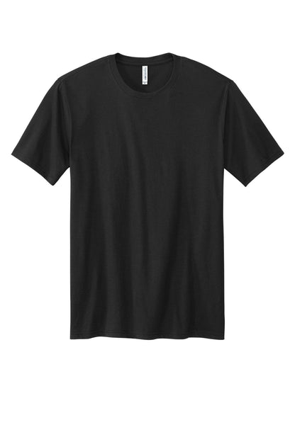 Custom Embroidered Volunteer Knitwear T-Shirts  in Deep Black Solid