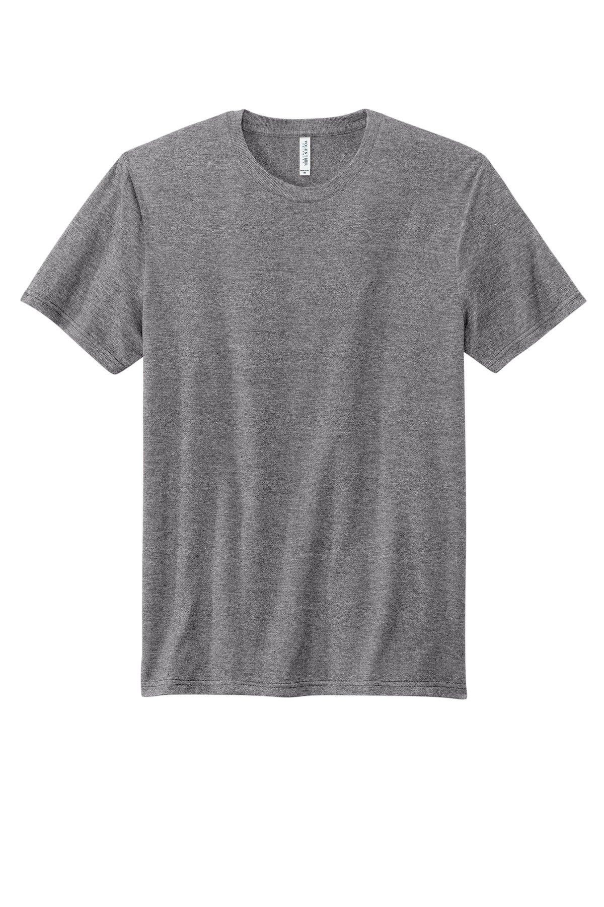 Custom Embroidered Volunteer Knitwear T-Shirts  in Grey Heather